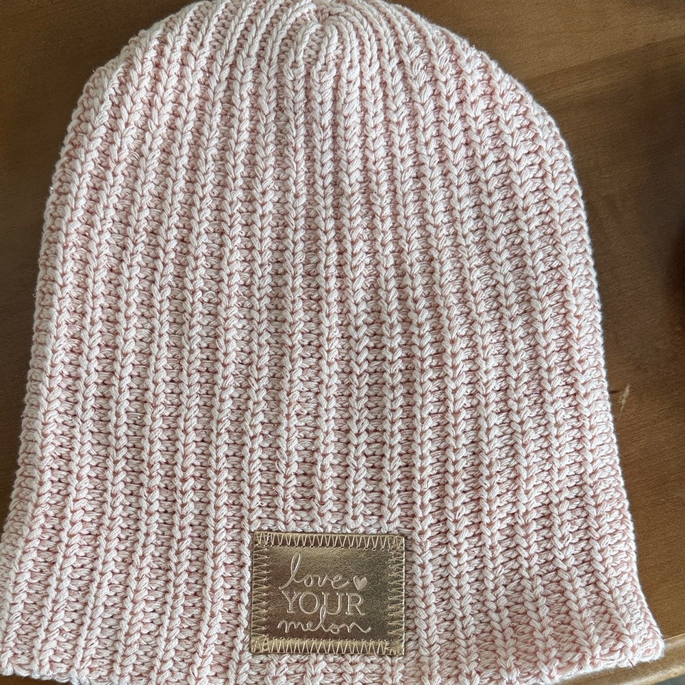 Love Your Melon Pink Knit Beanie